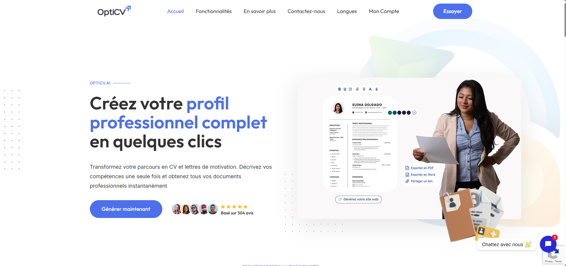 OptiCV.ai : La manière la plus intelligente de créer un CV professionnel